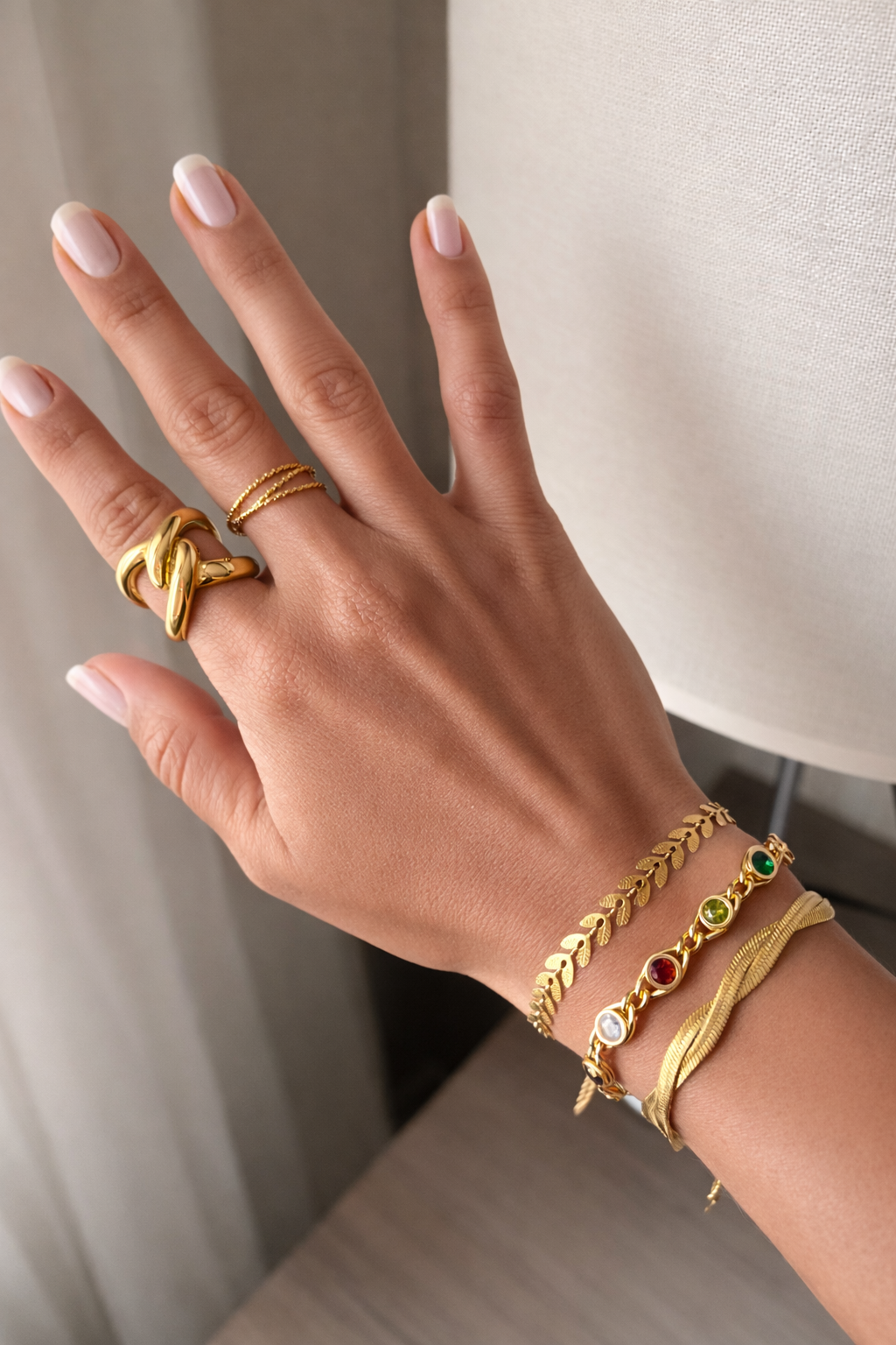 Pulseira Folhas de Roma