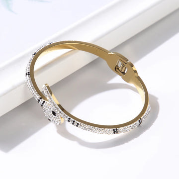 Bracelete Serpente Cravejado