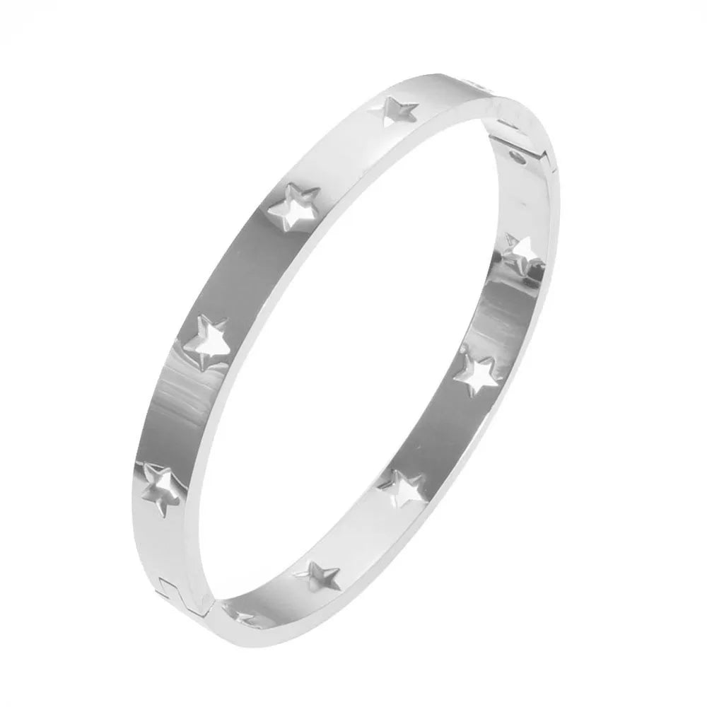 Bracelete Estrelas Vazadas
