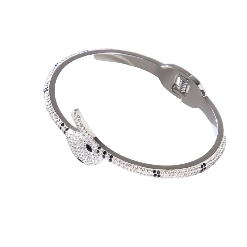 Bracelete Serpente Cravejado