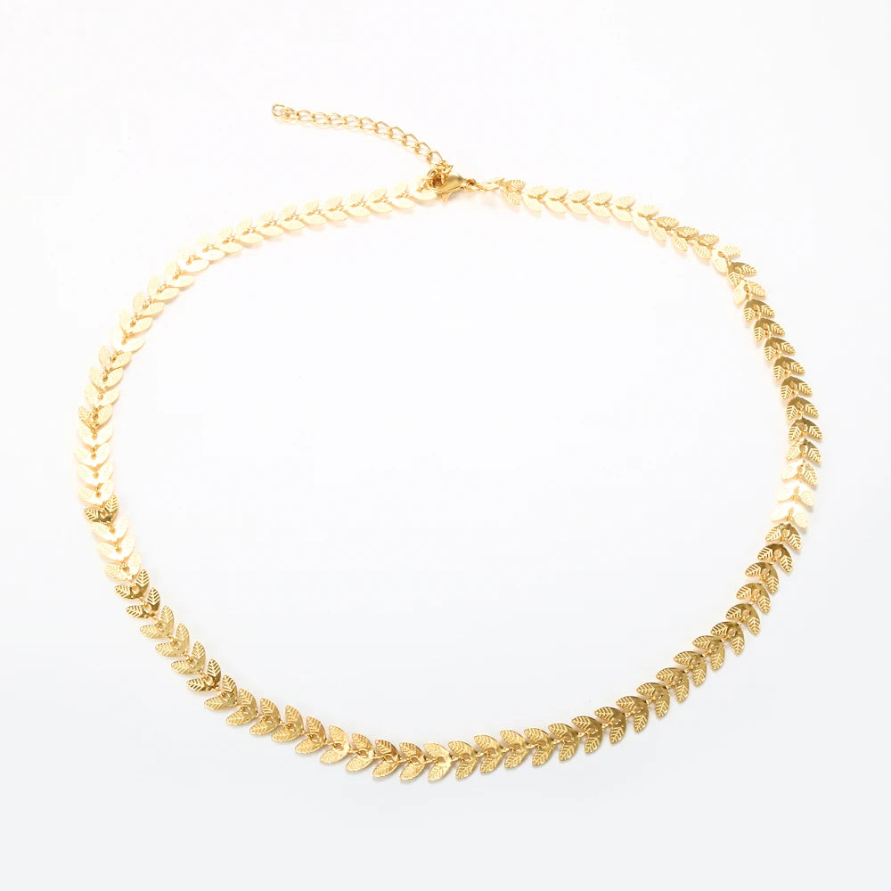 Colar Folhas de Roma