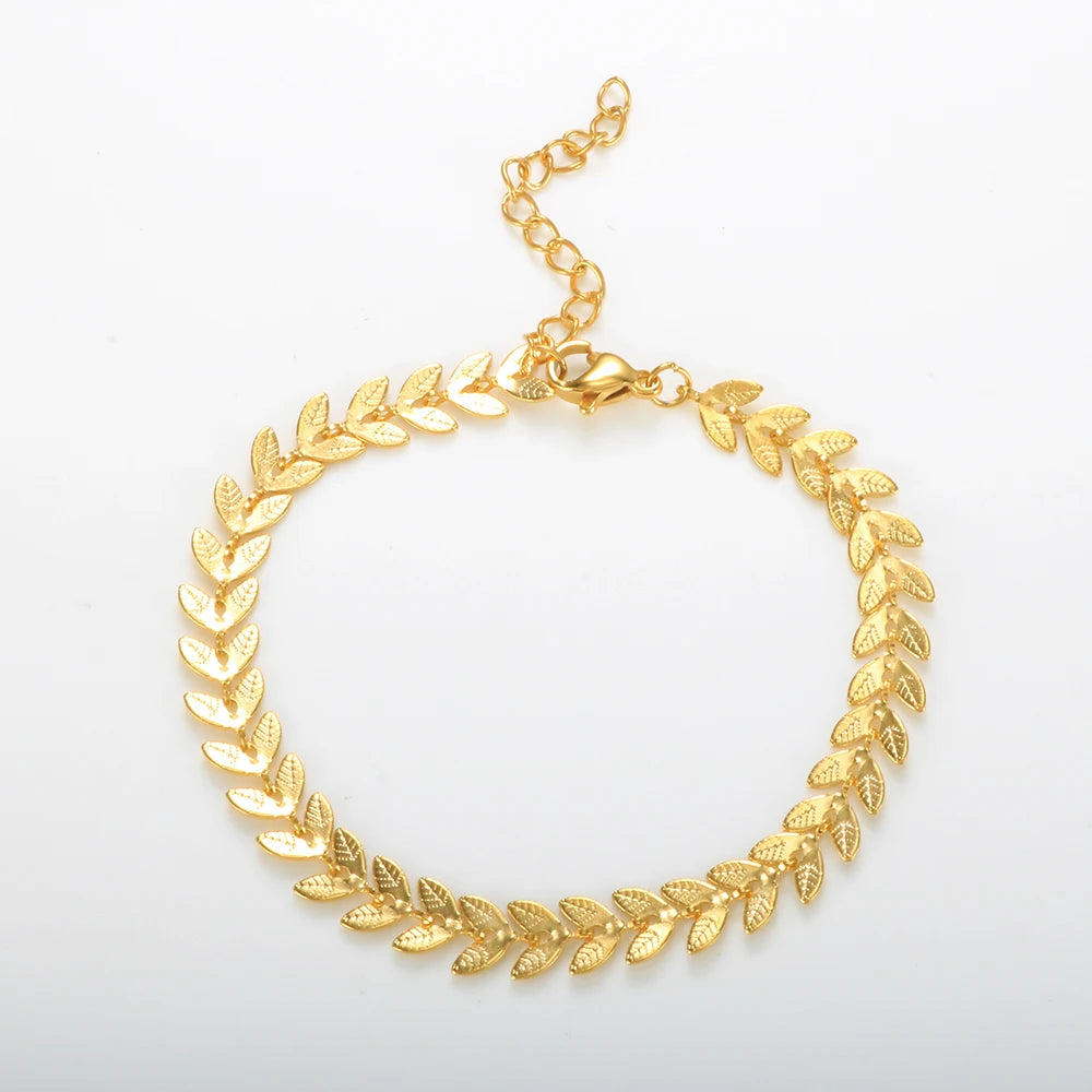 Pulseira Folhas de Roma