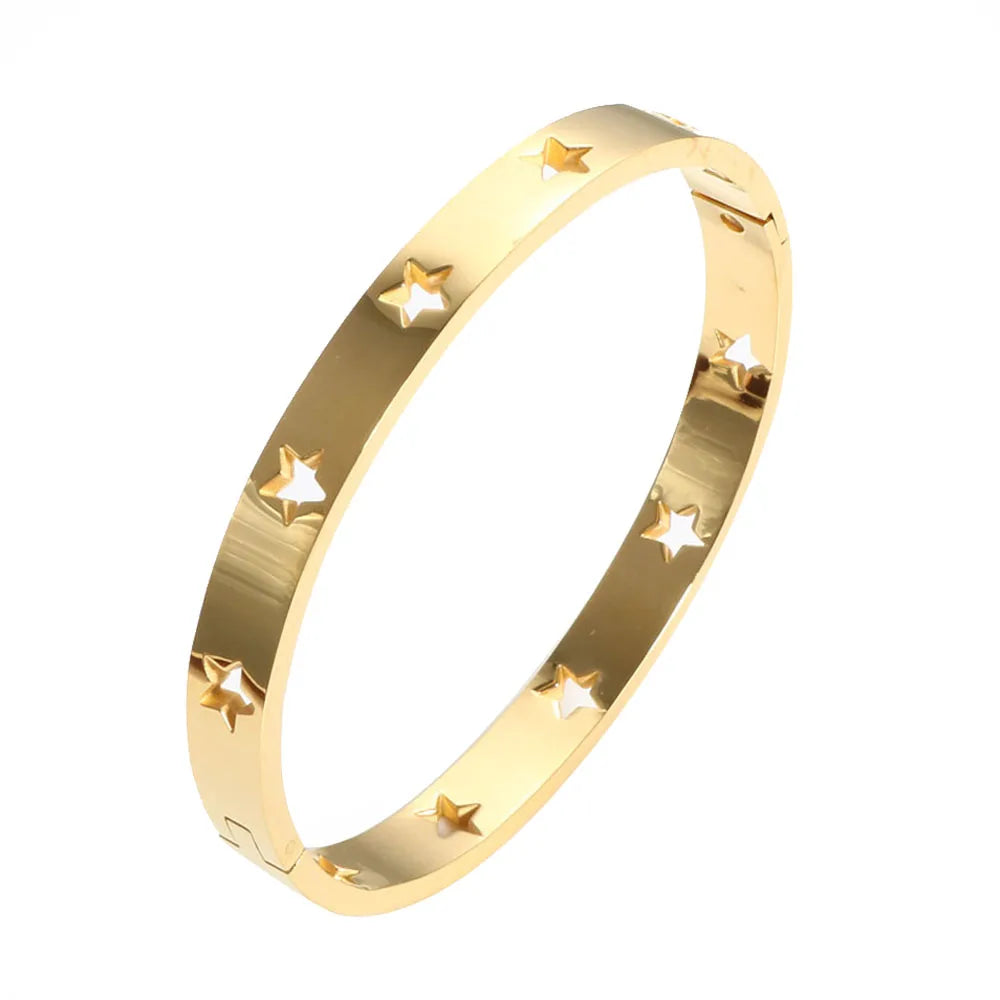 Bracelete Estrelas Vazadas