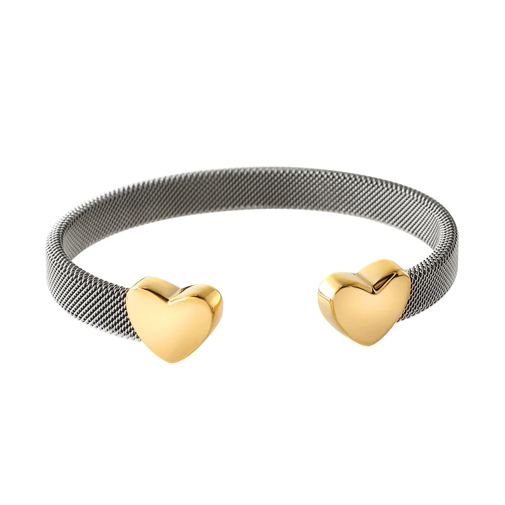 Bracelete Coração Trama