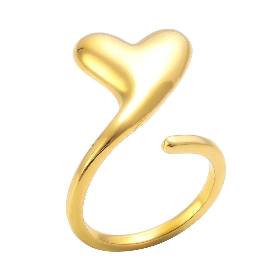 Anel Coração Líquido Byou