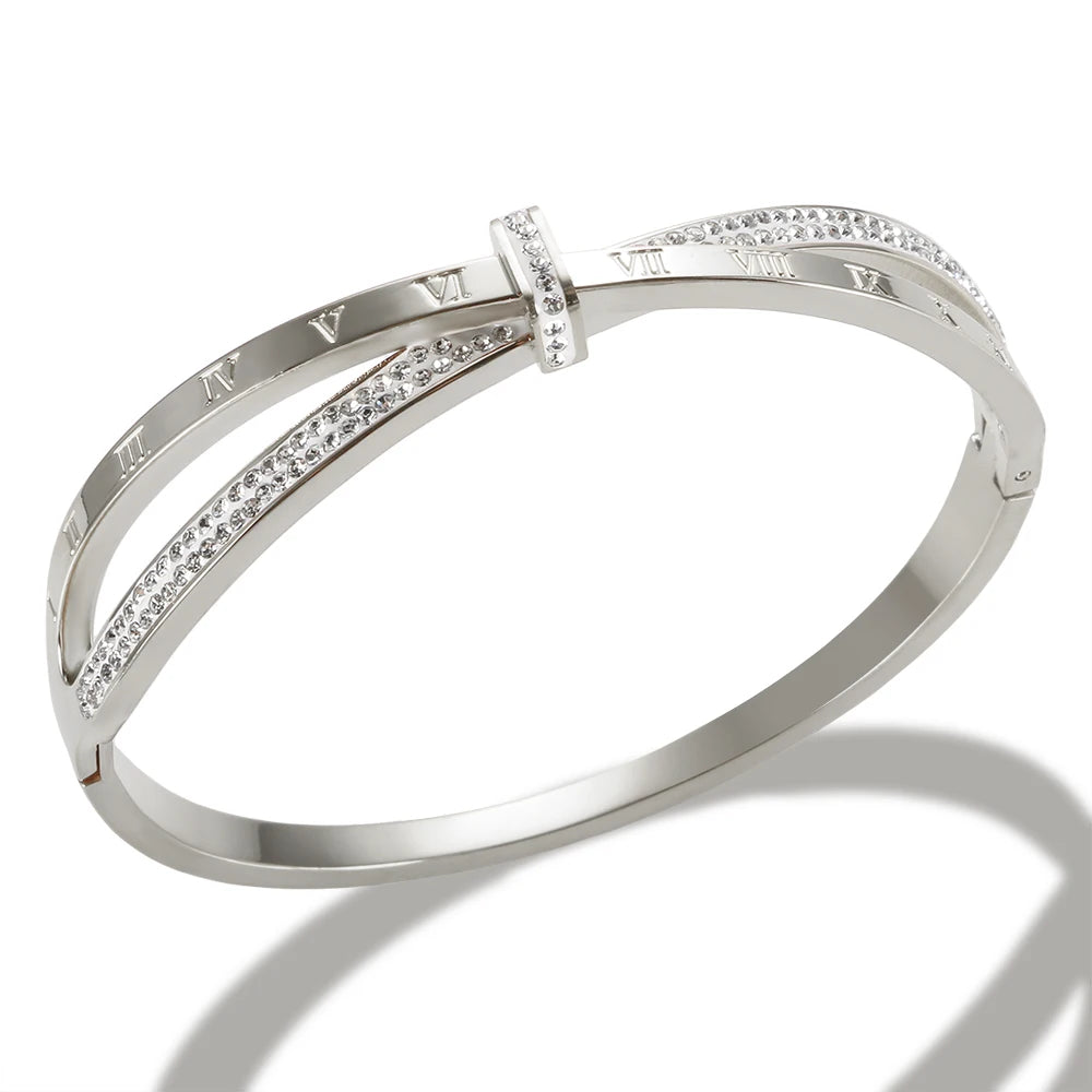 Bracelete Romana Cravejado
