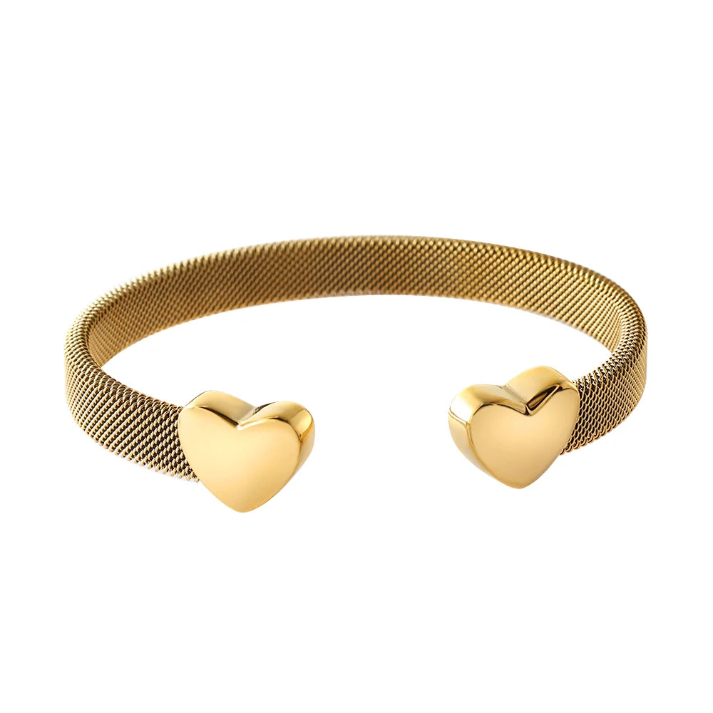 Bracelete Coração Trama