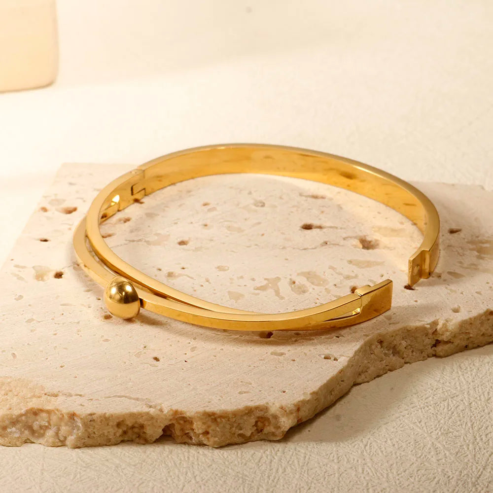 Bracelete Duas Faixas Vazado