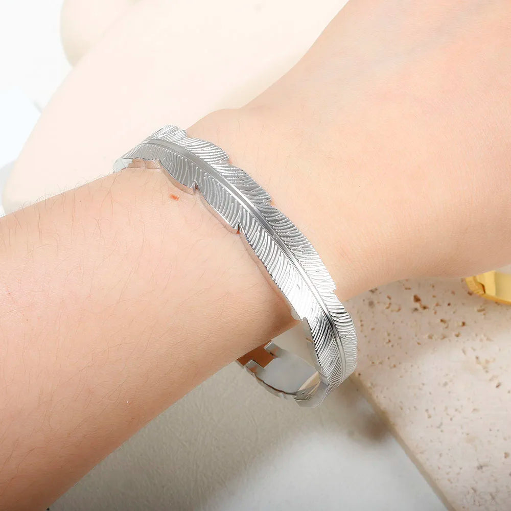 Bracelete Pluma Vintage