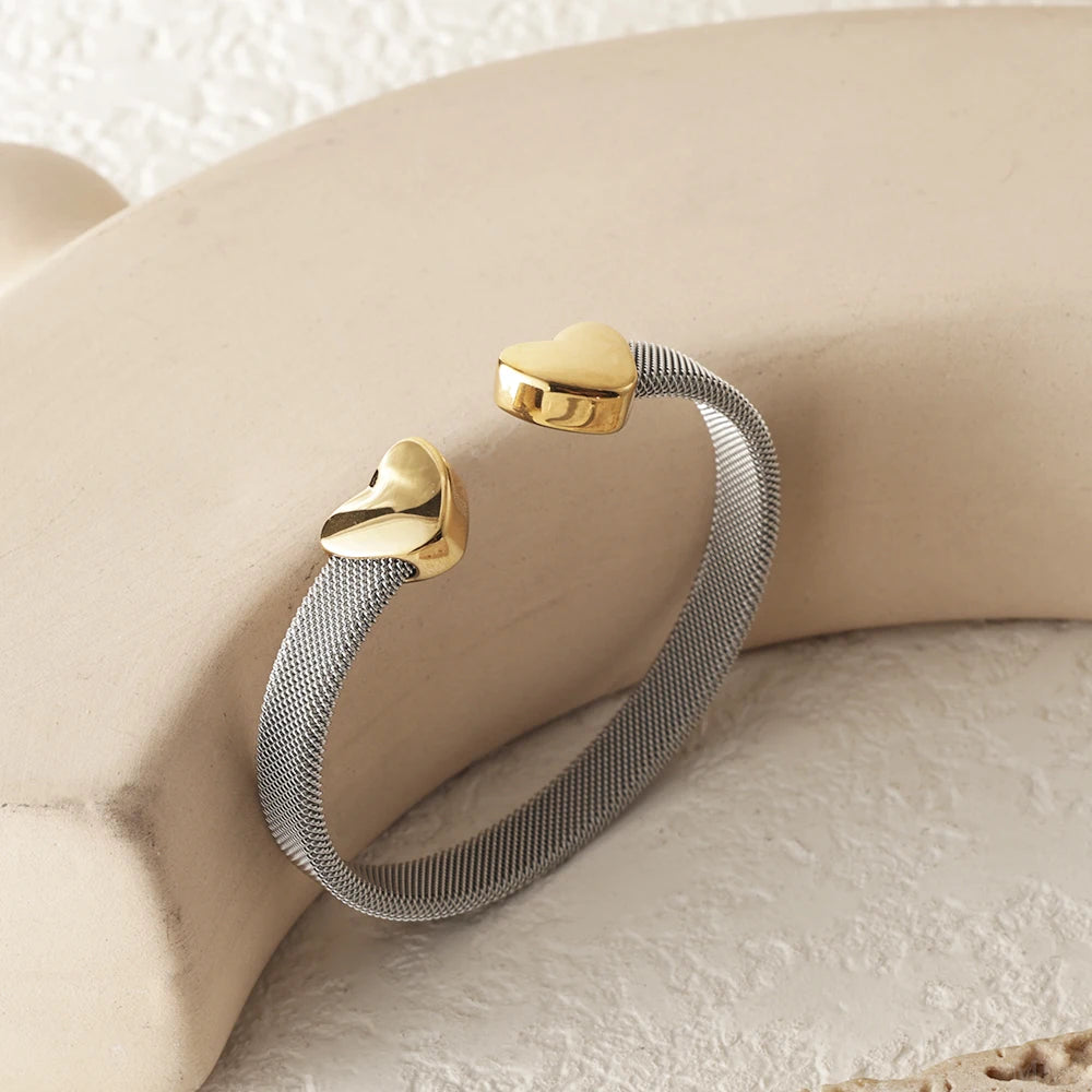 Bracelete Coração Trama