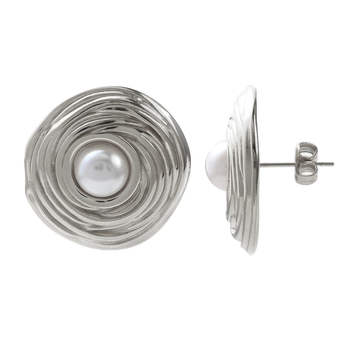 Brinco Espiral Pérola
