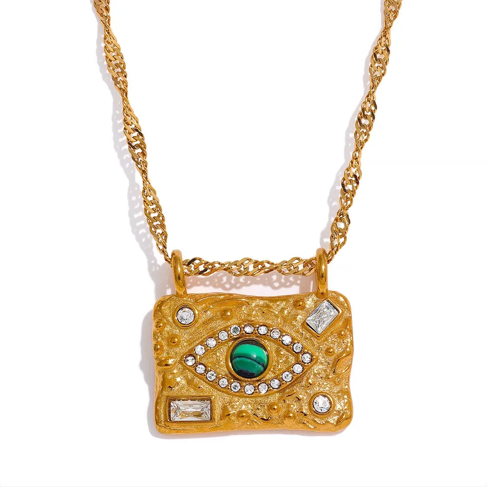 Colar Olhar Royale Verde