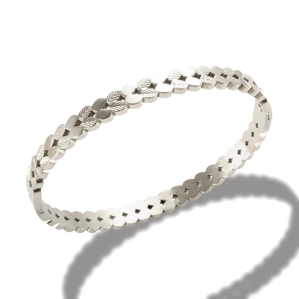 Bracelete Folhas de Roma