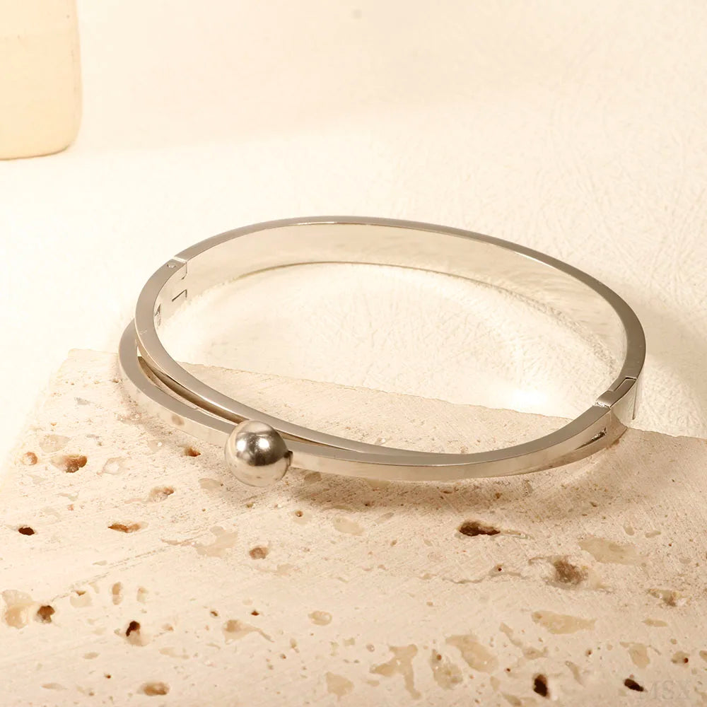 Bracelete Duas Faixas Vazado