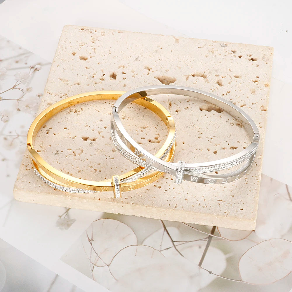 Bracelete Romana Cravejado