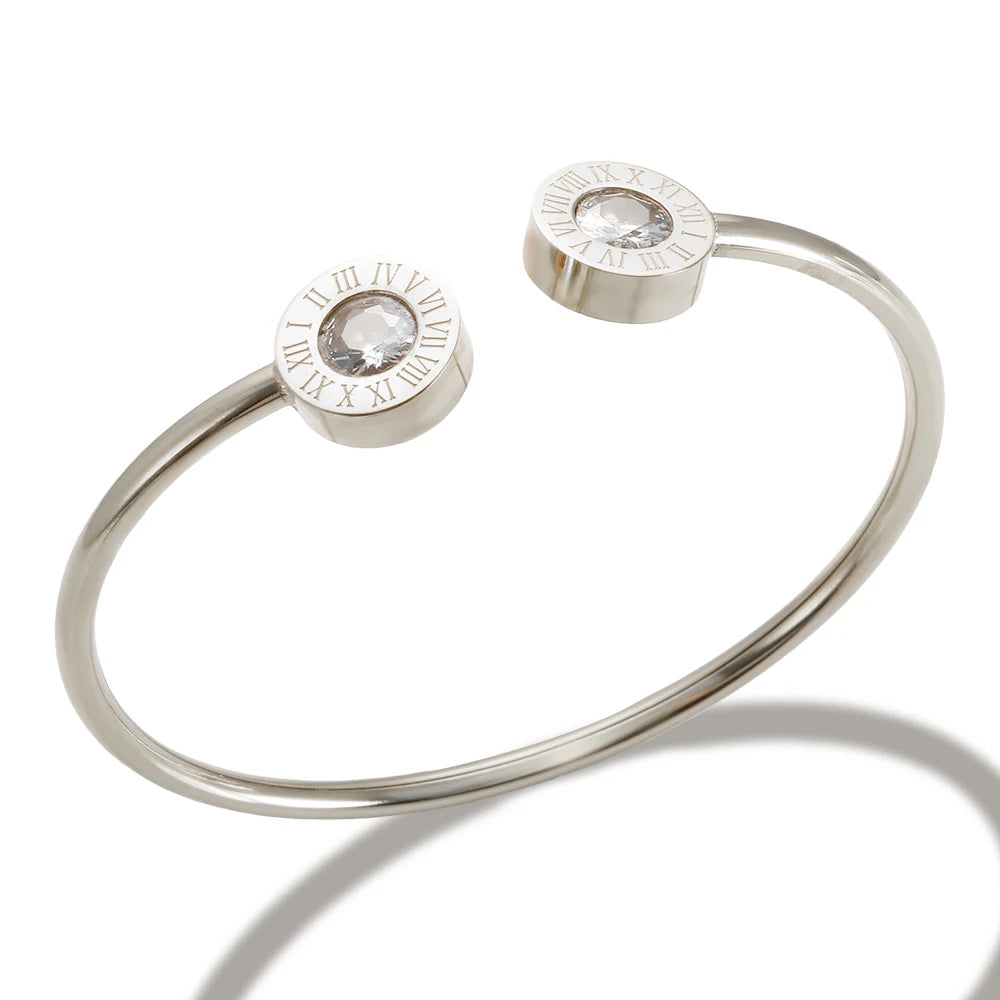 Bracelete Romano Cristal Ônix