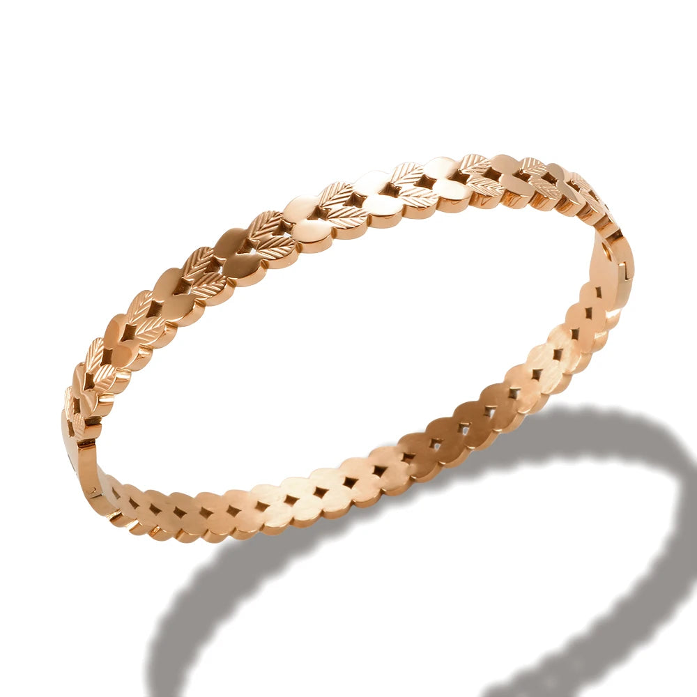 Bracelete Folhas de Roma