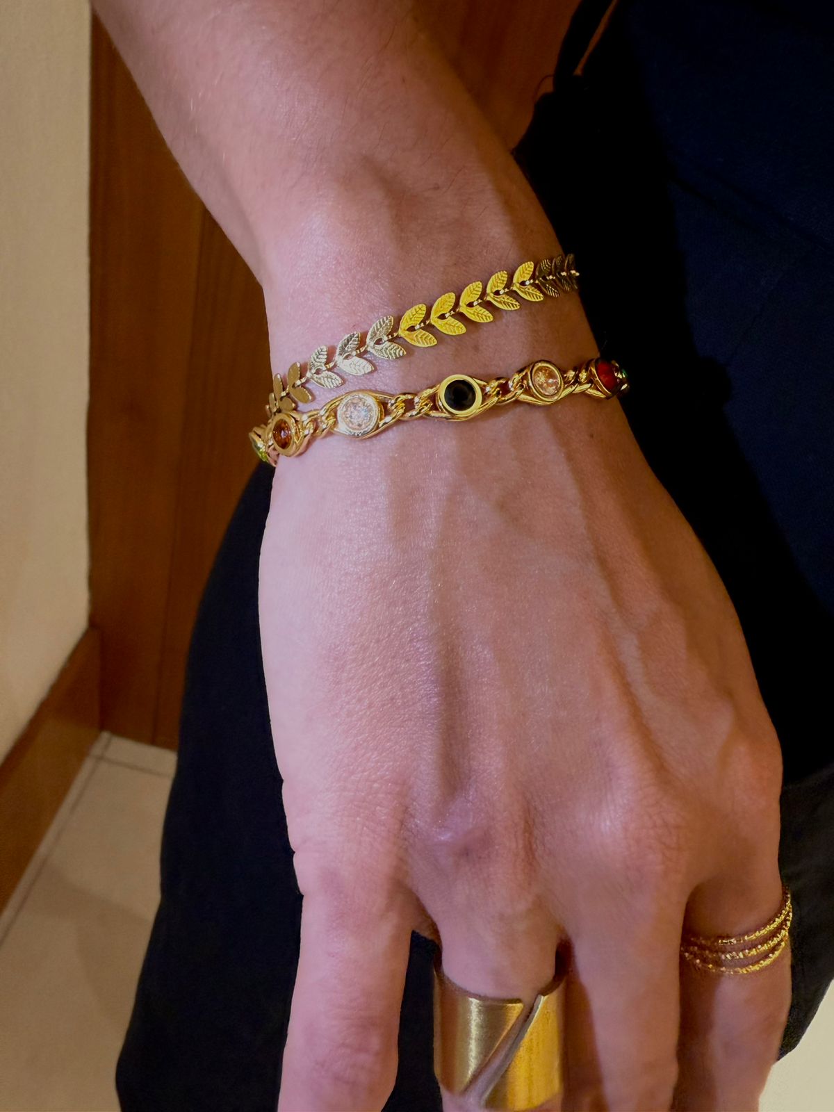 Pulseira Folhas de Roma