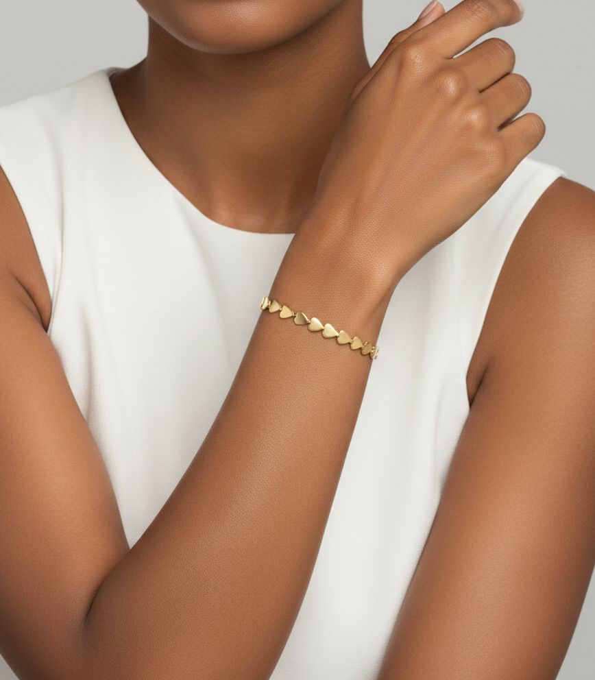 Bracelete Corações de Roma