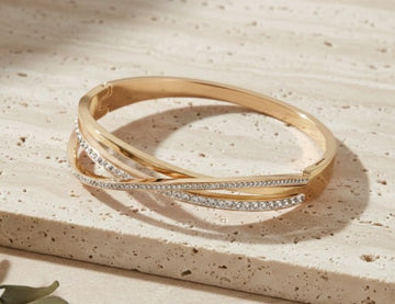 Bracelete Triplo Luz Zircônias