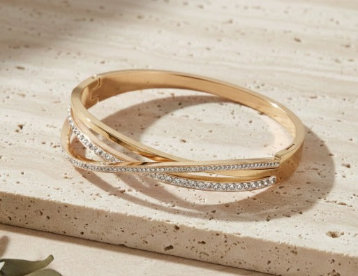 Bracelete Triplo Luz Zircônias