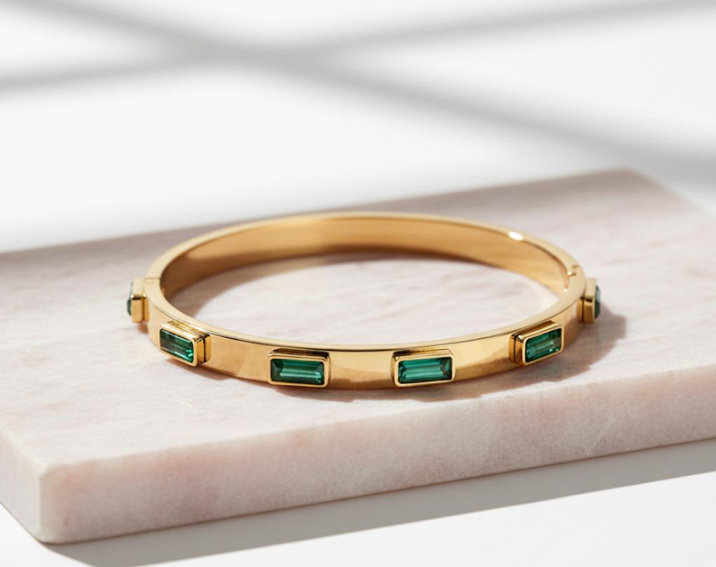 Bracelete Esmeralda Aura