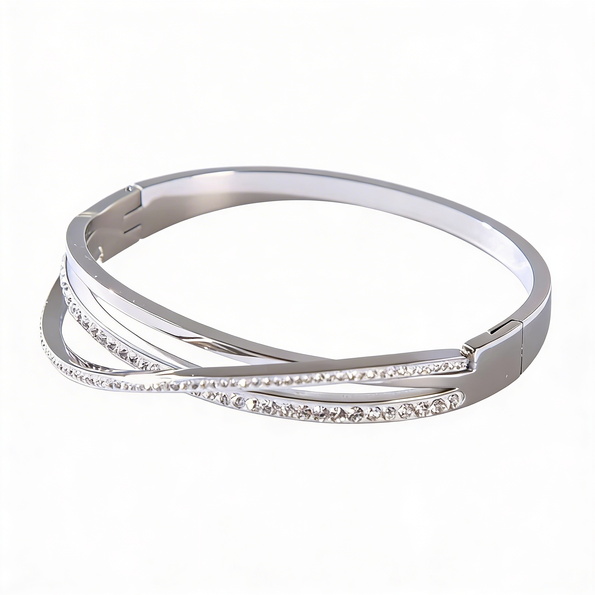 Bracelete Triplo Luz Zircônias