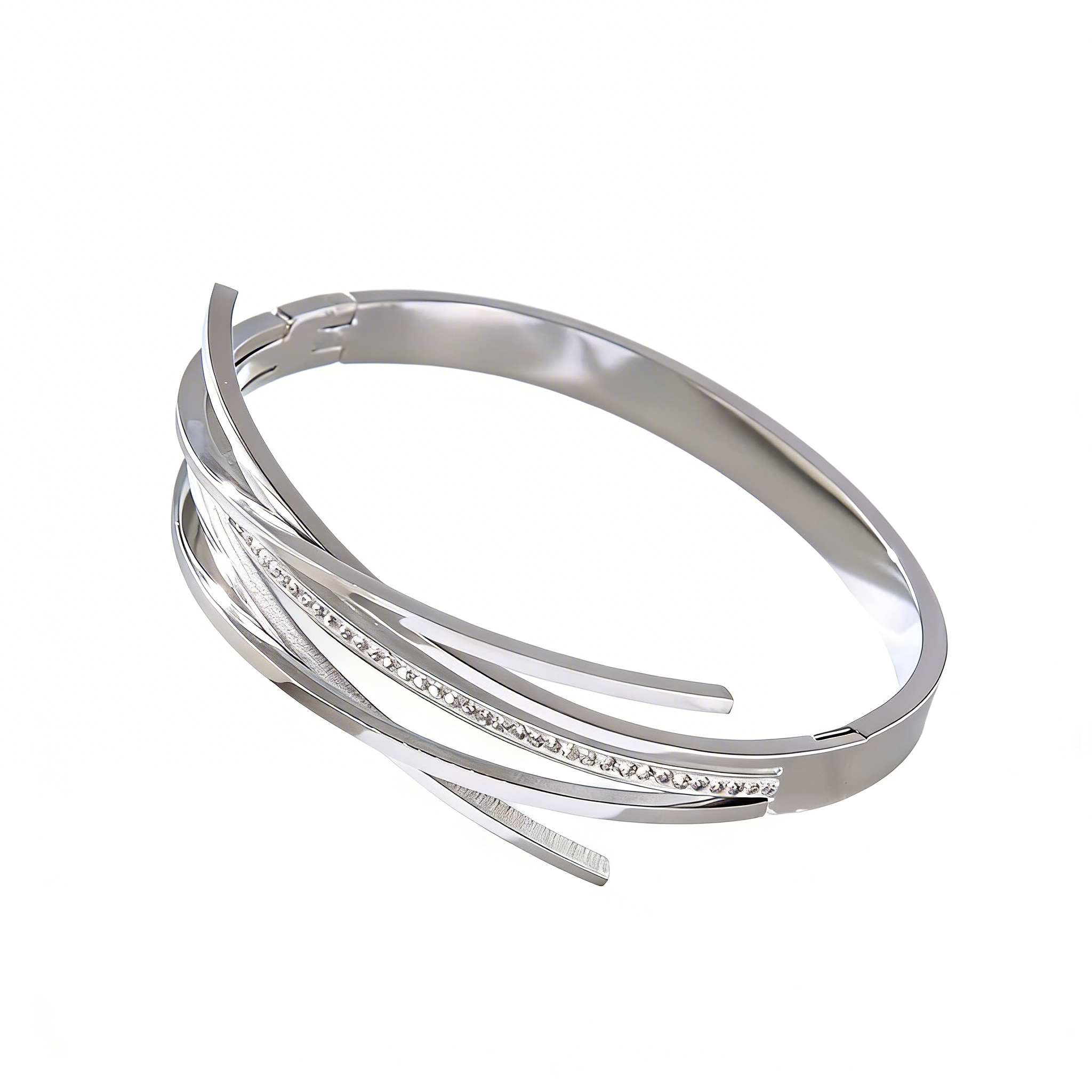 Bracelete Triplo Luz Zircônias