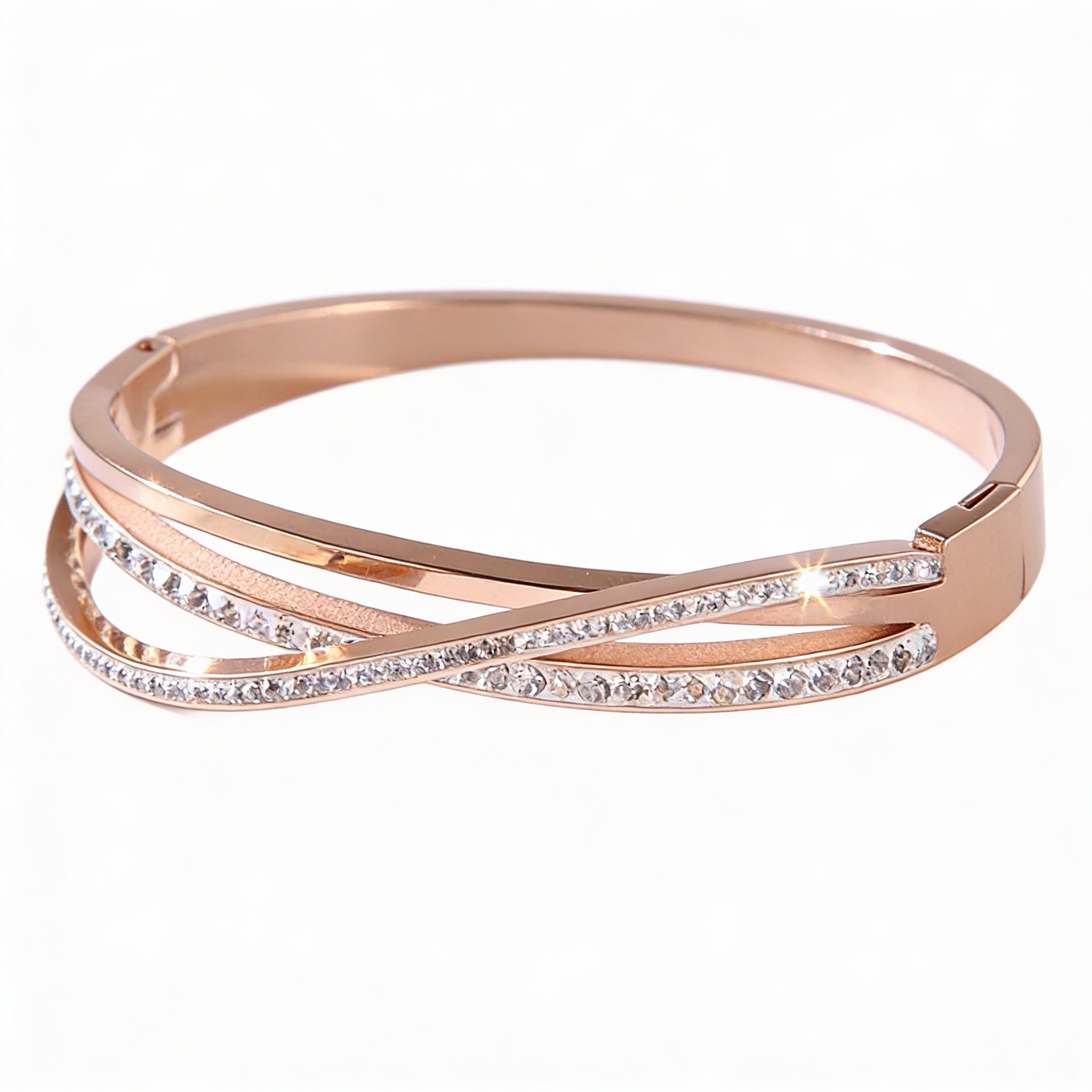 Bracelete Triplo Luz Zircônias