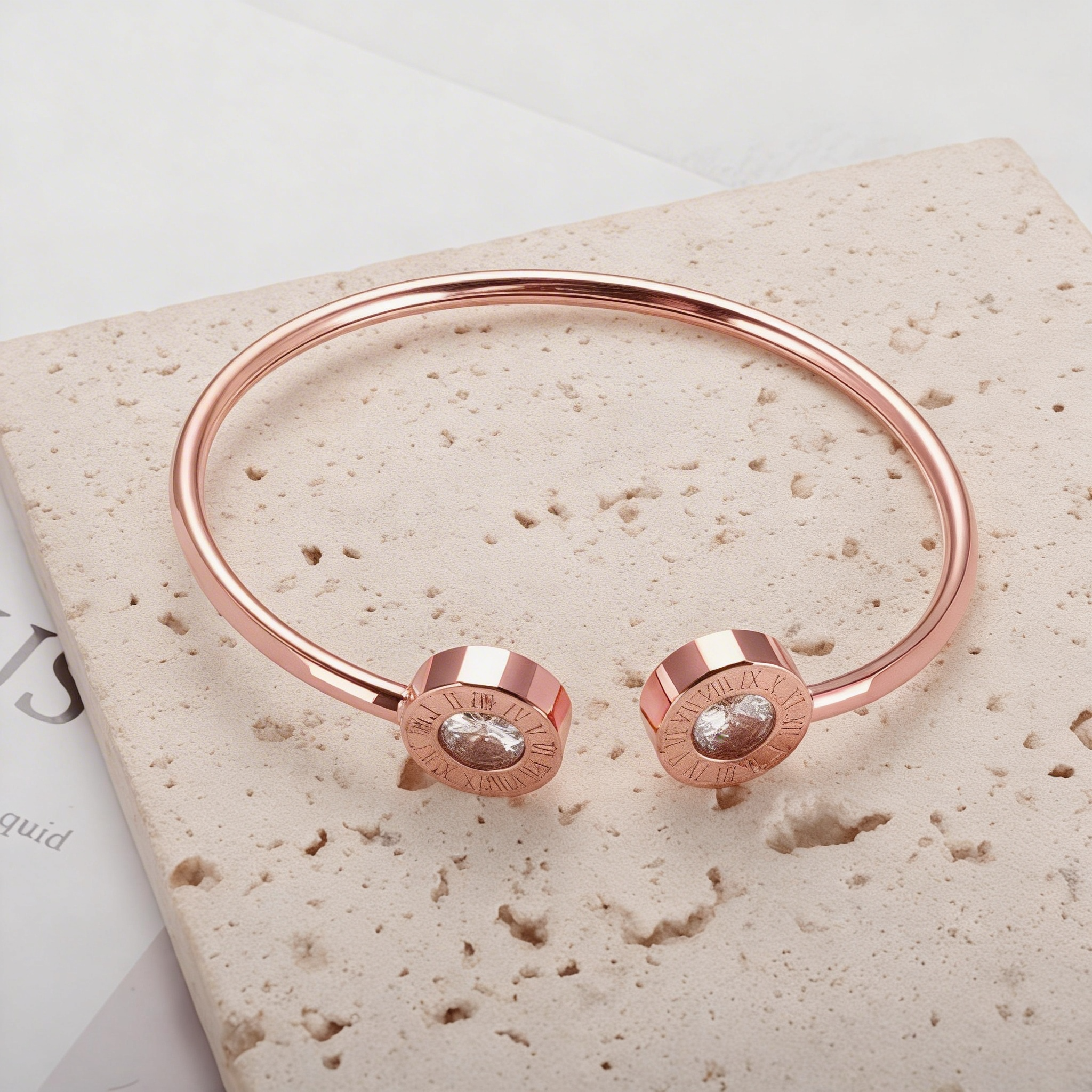Bracelete Romano Cristal Ônix