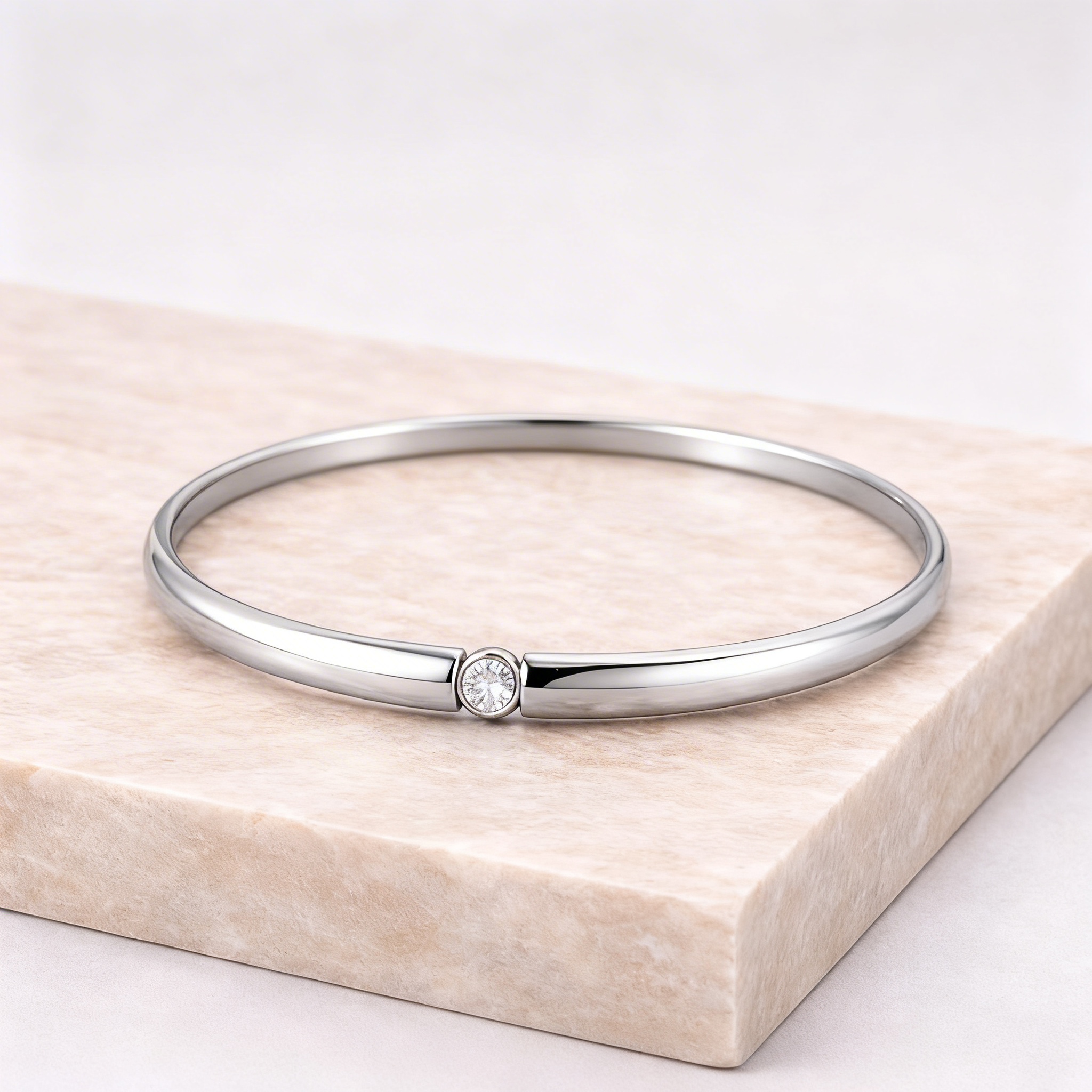Bracelete Ponto de Luz Zircônia