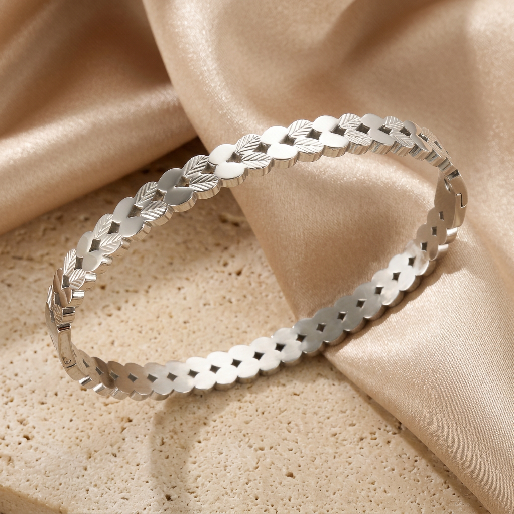 Bracelete Folhas de Roma
